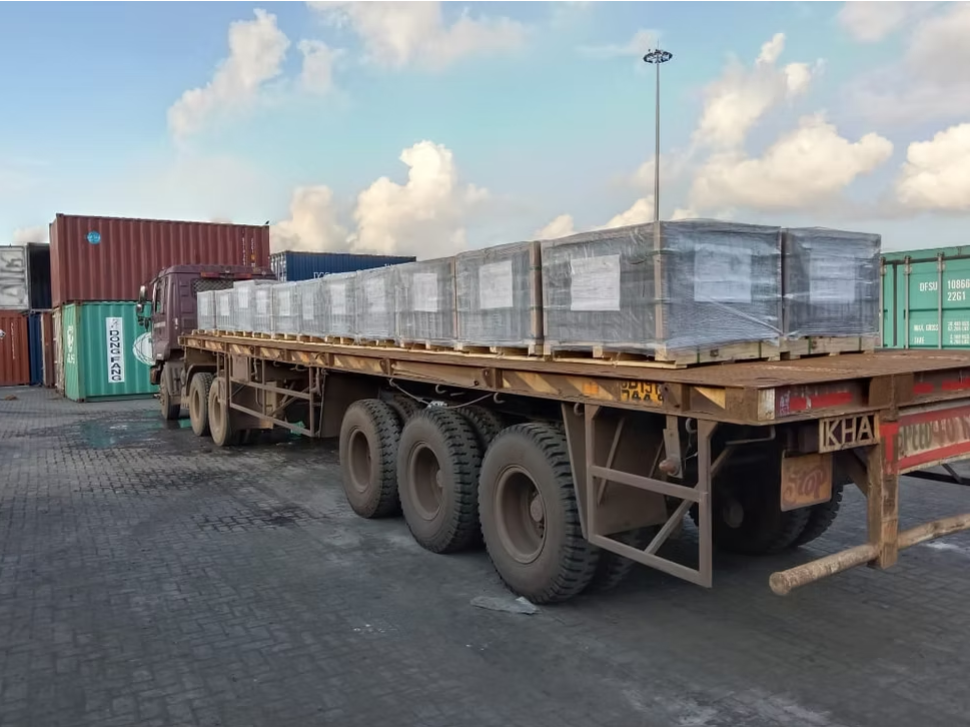 Fleet of trucks