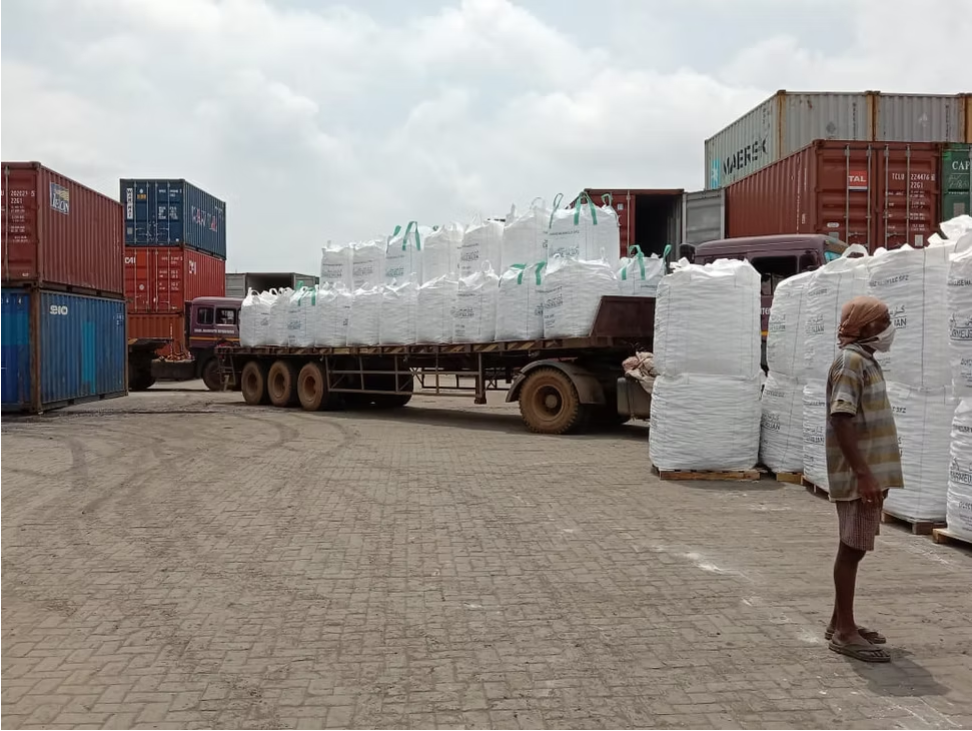 Fleet of trucks